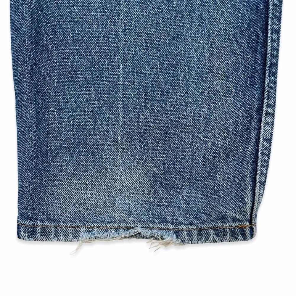 Vintage LL Bean Comfort Waist Jeans Size 35 X 30 Distressed